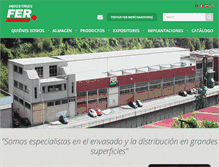 Tablet Screenshot of industriasfer.com